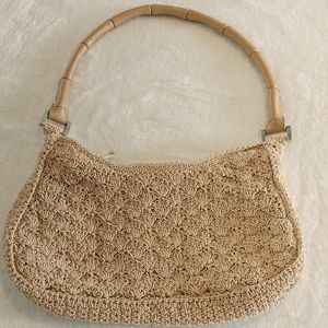 Jackson TAUPE KNIT PURSE
